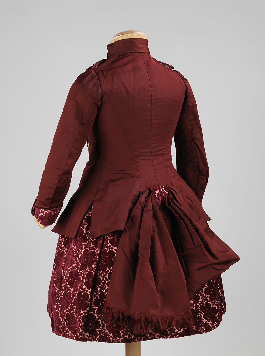 Dress, silk, French