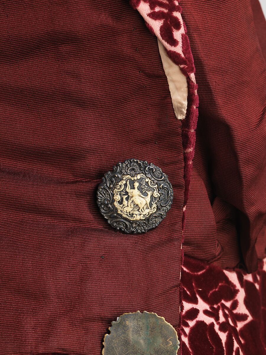 Dress, silk, French