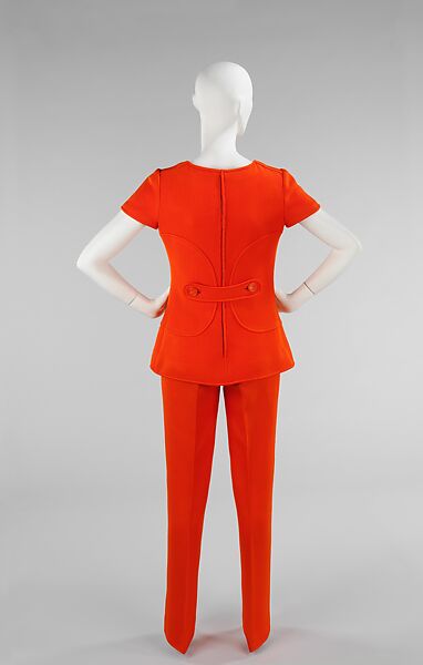 Pantsuit, André Courrèges (French, Pau 1923–2016 Neuilly-sur-Seine), wool, French