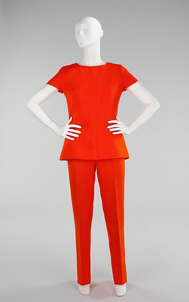 Pantsuit, André Courrèges (French, Pau 1923–2016 Neuilly-sur-Seine), wool, French 