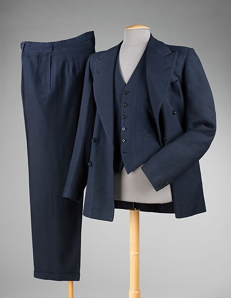 Suit, F. Cruwys, wool, French