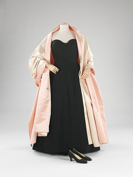 Evening ensemble, House of Dior (French, founded 1946), silk, French 