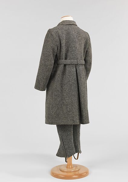 Ensemble, Jean Gale, Inc., wool, cotton, leather, American