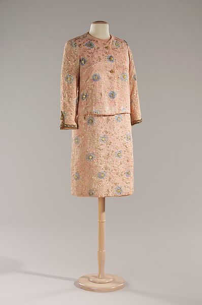 Dinner suit, House of Chanel (French, founded 1910), silk, metal, French 