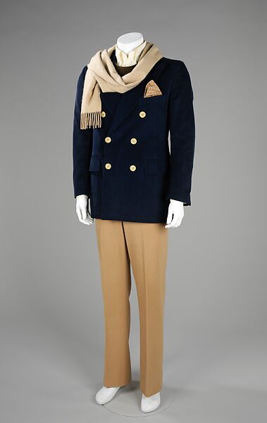 Ensemble, Bill Blass Ltd. (American, founded 1970), cotton, wool, silk, American 