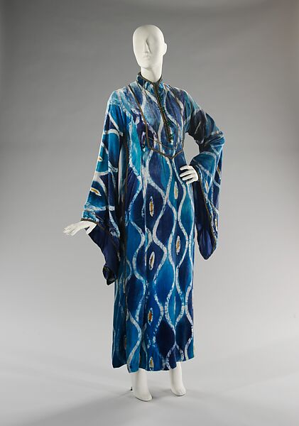 Evening dress, Thea Porter (British (born Israel), Jerusalem 1927–2000 London), synthetic, British 