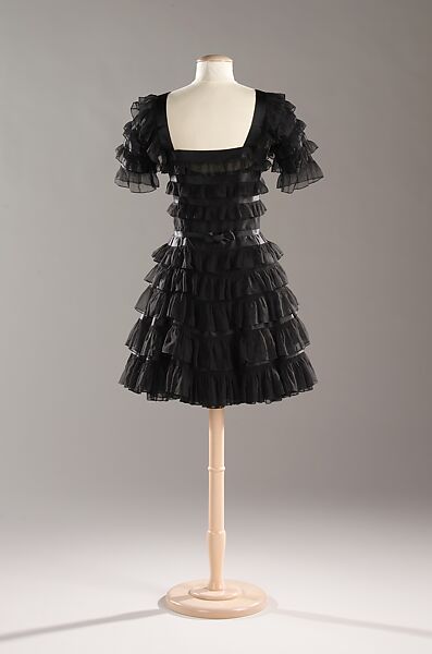 Cocktail dress, House of Chanel (French, founded 1910), silk, French