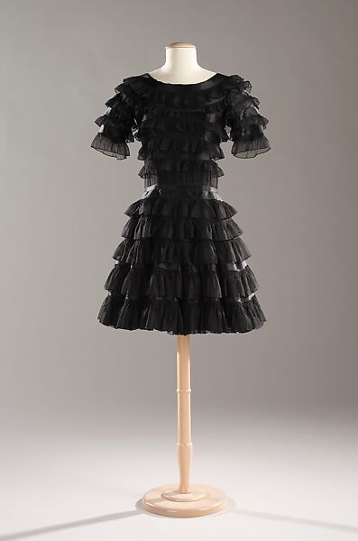 Cocktail dress, House of Chanel (French, founded 1910), silk, French 