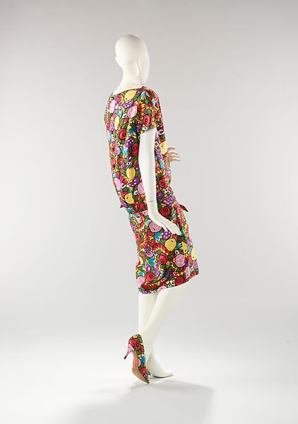 Dress, (b–c) Saks Fifth Avenue (American, founded 1924), silk, American