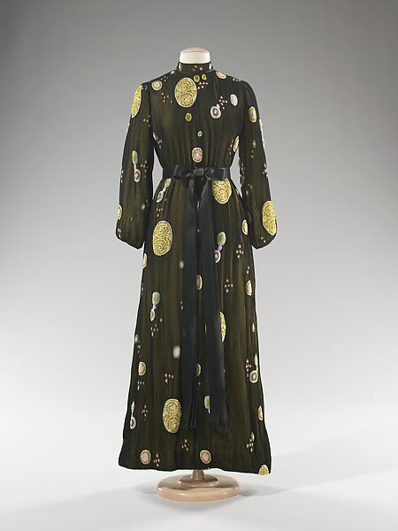 Evening dress, James Galanos (American, Philadelphia, Pennsylvania, 1924–2016 West Hollywood, California), silk, American 