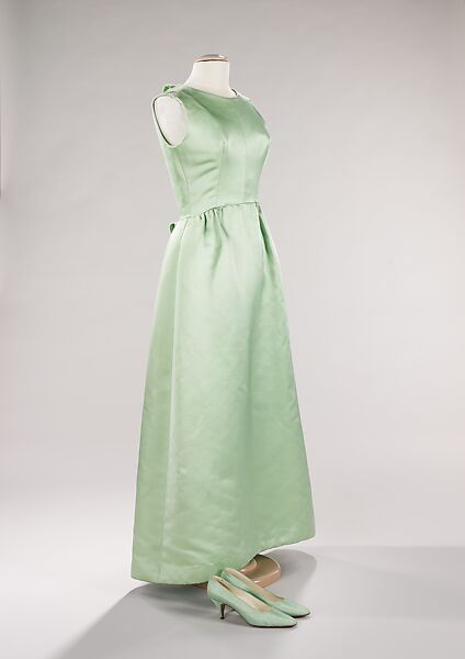 Evening ensemble, House of Balenciaga (French, founded 1937), silk, French 