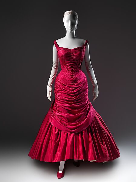 "Tree", Charles James (American, born Great Britain, 1906–1978), silk, synthetic, American