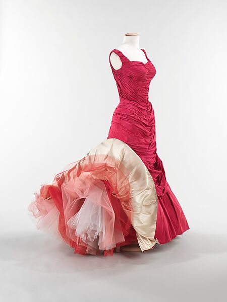 "Tree", Charles James (American, born Great Britain, 1906–1978), silk, synthetic, American