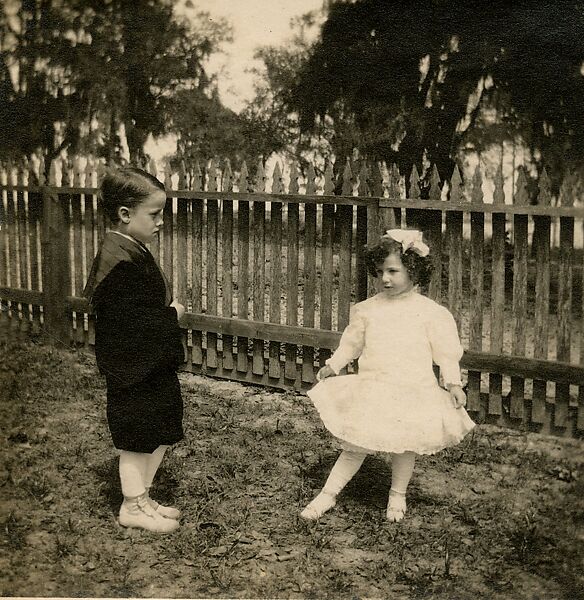 Sailor suit, cotton, silk, probably French