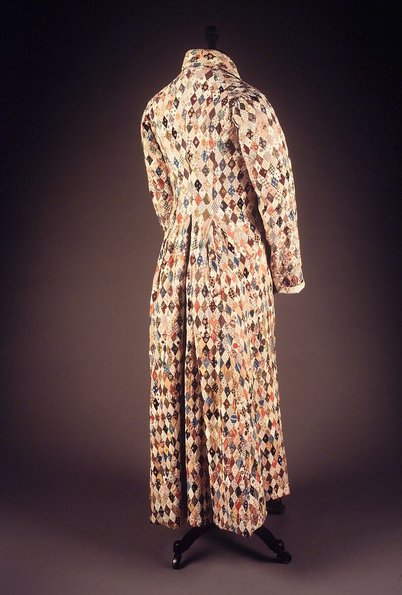 Dressing gown, cotton, British