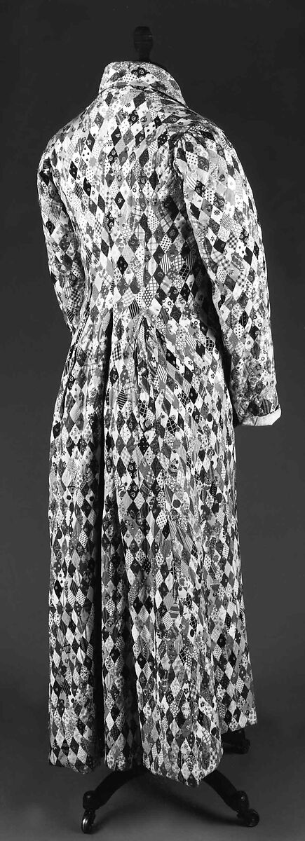 Dressing gown, cotton, British