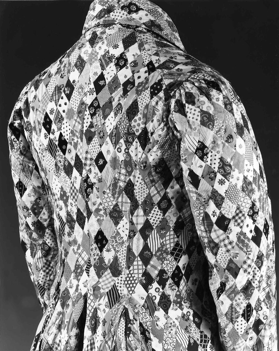 Dressing gown, cotton, British