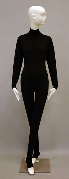 Cat suit, Donna Karan New York (American, founded 1985), 
wool/synthetic, American 