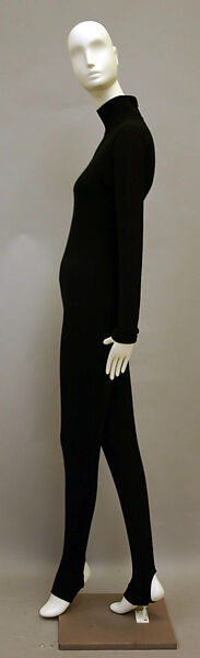 Cat suit, Donna Karan New York (American, founded 1985), wool/synthetic, American