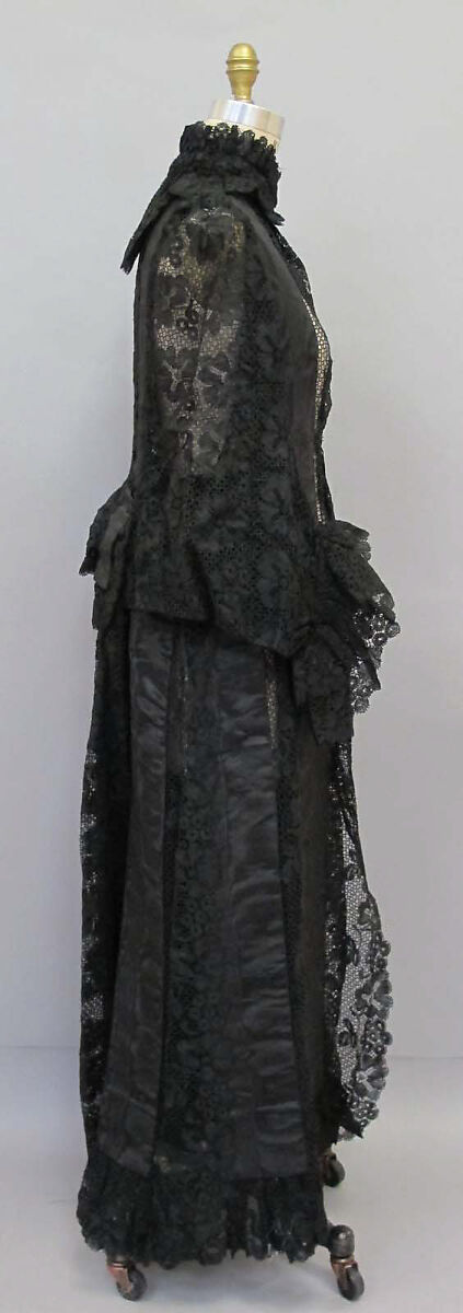 Dolman, Emile Pingat (French, 1820–1901), silk, linen, French