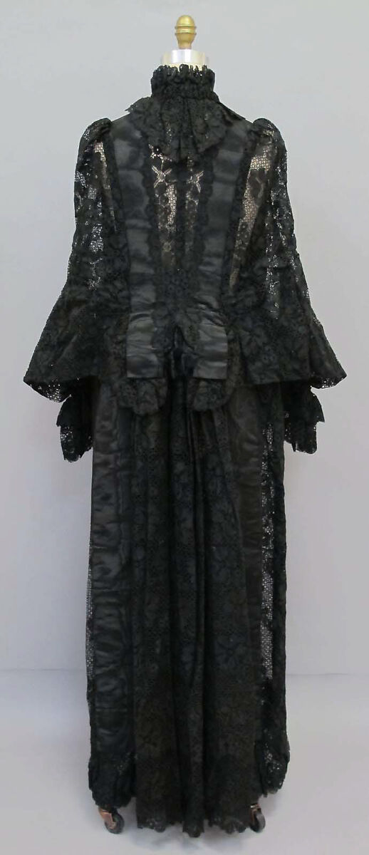 Dolman, Emile Pingat (French, 1820–1901), silk, linen, French