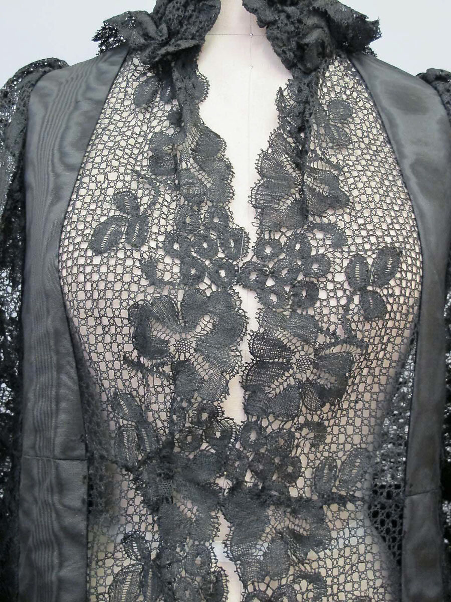 Dolman, Emile Pingat (French, 1820–1901), silk, linen, French