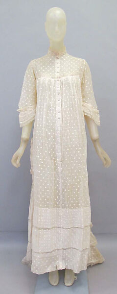 Dressing gown, cotton, American or European 