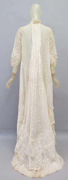 Dressing gown, cotton, American or European