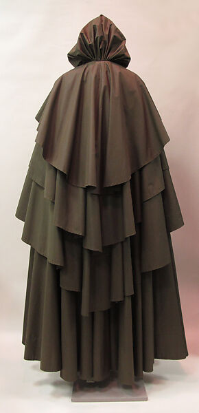 Cape, Madame Grès (Germaine Émilie Krebs) (French, Paris 1903–1993 Var region), cotton, metal, French
