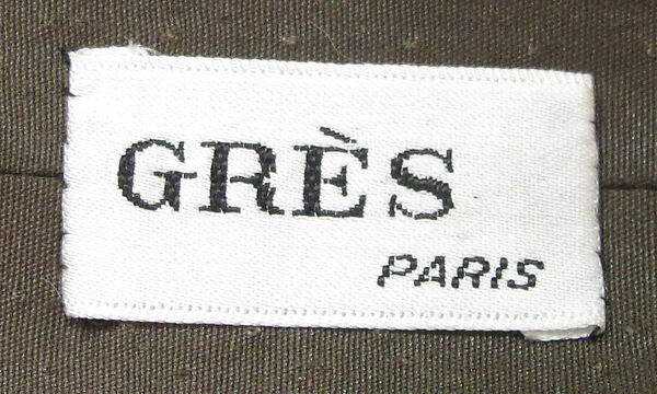 Cape, Madame Grès (Germaine Émilie Krebs) (French, Paris 1903–1993 Var region), cotton, metal, French