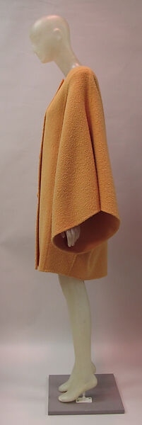 Coat, Philippe Venet (French, born 1929), wool, synthetic, French
