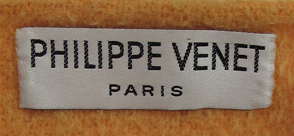 Coat, Philippe Venet (French, born 1929), wool, synthetic, French