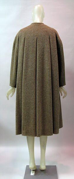 Coat, Madame Grès (Germaine Émilie Krebs) (French, Paris 1903–1993 Var region), wool, synthetic, French