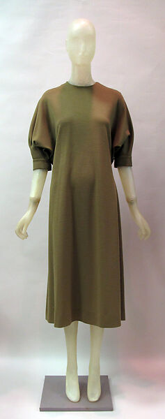 Dress, Madame Grès (Germaine Émilie Krebs) (French, Paris 1903–1993 Var region), wool, French