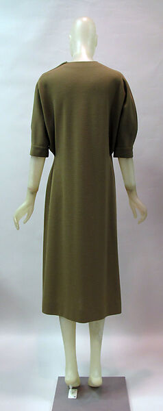 Dress, Madame Grès (Germaine Émilie Krebs) (French, Paris 1903–1993 Var region), wool, French
