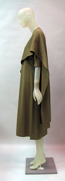Dress, Madame Grès (Germaine Émilie Krebs) (French, Paris 1903–1993 Var region), wool, French