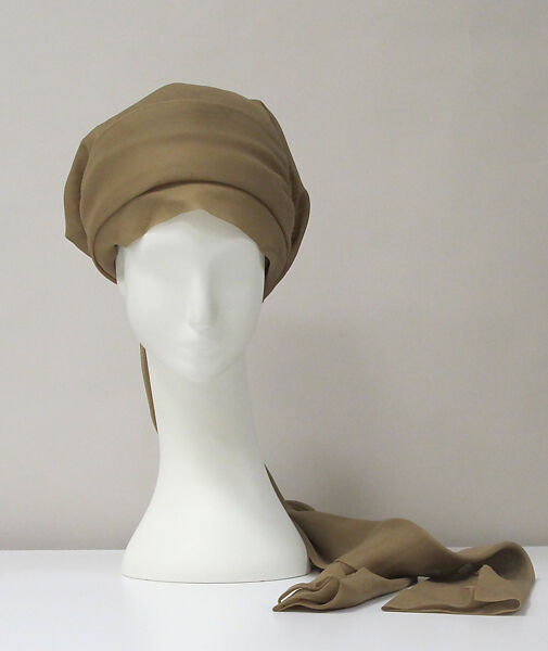 Hat, House of Balenciaga (French, founded 1937), silk, French