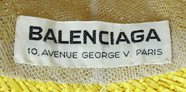 Hat, House of Balenciaga (French, founded 1937), straw, silk, French