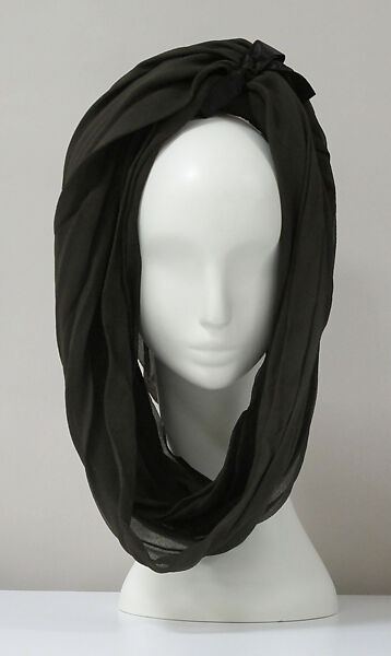 Hat, House of Balenciaga (French, founded 1937), silk, synthetic, French