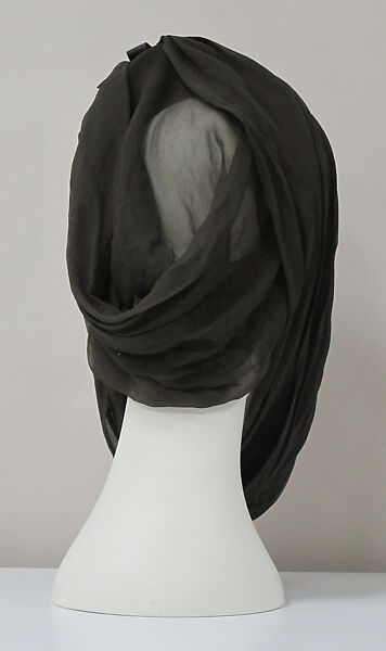 Hat, House of Balenciaga (French, founded 1937), silk, synthetic, French