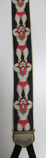 Suit, (a) wool, silk; (b) wool, silk, metal; (c) cotton; (d) silk, leather, metal; (e) cotton; (f, g) metal, enamel; (h) silk, metal; (i) silk, metal; (j, k) synthetic; (l, m) silk, leather, metal; (n, o) silk, leather; (p) wool, silk, leather., American
