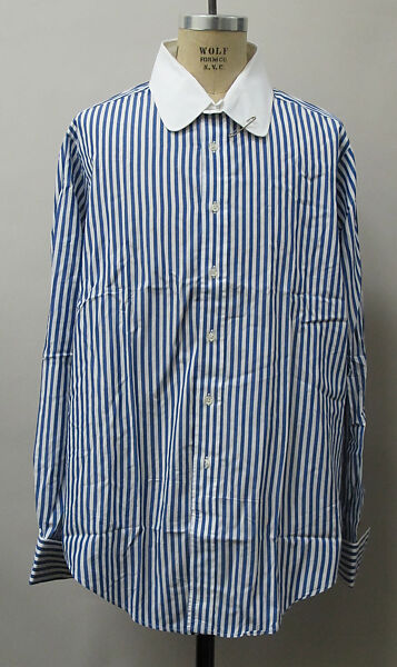 Suit, (a) linen; (b) linen, metal; (c) silk; (d) silk, leather, metal; (e) cotton; (f) metal; (g, h) metal, enamel; (i) silk; (j, k) cotton; (l, m) leather; (n) wool, silk, leather; (o) enamel, synthetic., American