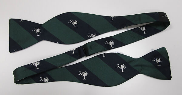 Ensemble, (a) cotton, silk, synthetic; (b) silk; (c) wool, metal; (d) silk, leather, metal; (e) cotton; (f, g) metal, enamel; (h) silk, metal; (i, j) cotton; (k, l) leather; (m) wool, silk, leather., American