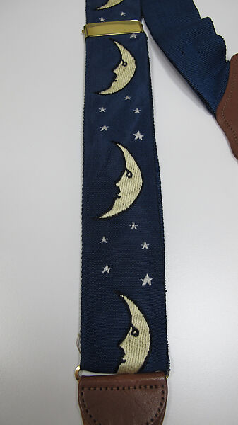 Ensemble, (a) cotton, silk, synthetic; (b) silk; (c) wool, metal; (d) silk, leather, metal; (e) cotton; (f, g) metal, enamel; (h) silk, metal; (i, j) cotton; (k, l) leather; (m) wool, silk, leather., American