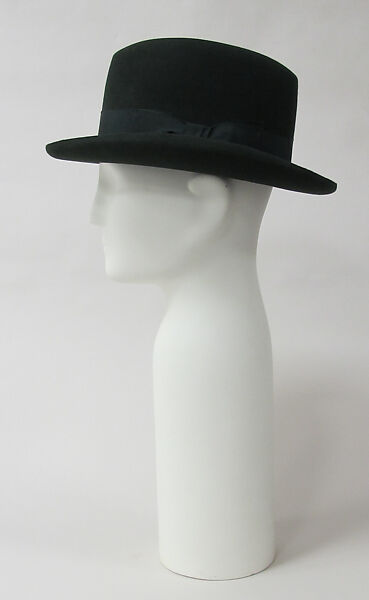 Ensemble, (a) cotton, silk, synthetic; (b) silk; (c) wool, metal; (d) silk, leather, metal; (e) cotton; (f, g) metal, enamel; (h) silk, metal; (i, j) cotton; (k, l) leather; (m) wool, silk, leather., American