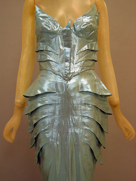 Ensemble, Mugler (French, founded 1974), silk, synthetic, French