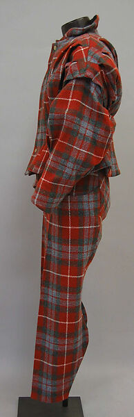 Suit, Vivienne Westwood (British, founded 1971), (a) wool, synthetic, (b) wool, British