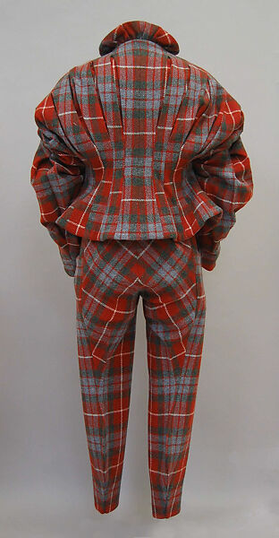 Suit, Vivienne Westwood (British, founded 1971), (a) wool, synthetic, (b) wool, British
