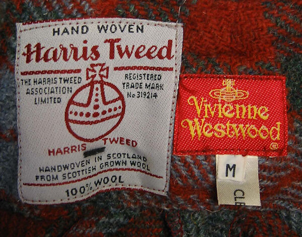 Suit, Vivienne Westwood (British, founded 1971), (a) wool, synthetic, (b) wool, British