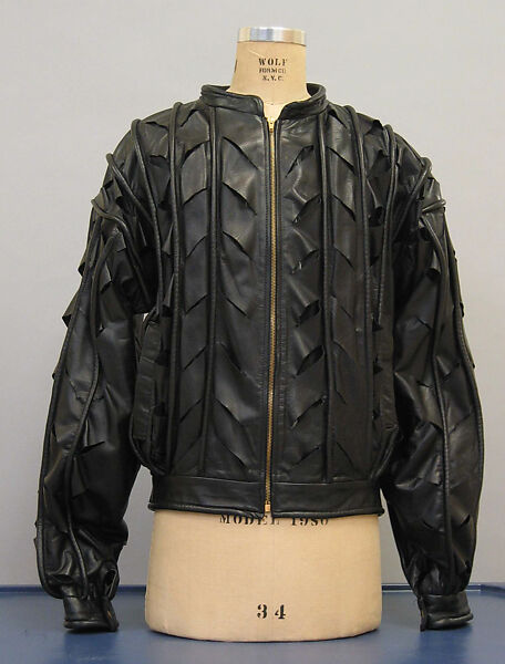 Suit, Vivienne Westwood (British, founded 1971), leather, synthetic, British 